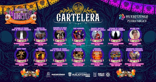 Anuncian el Festival de Muertos Huejotzingo 2023