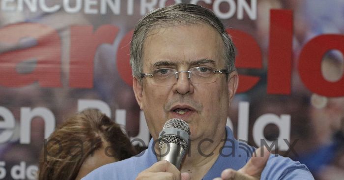 Acusa Ebrard “desorden” en encuesta de Morena