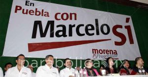 Se suman diputados poblanos a comités de apoyo en favor de Marcelo Ebrard