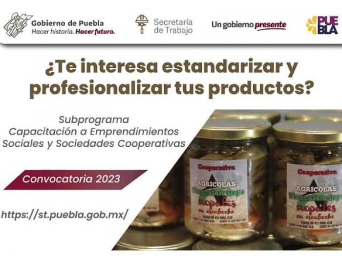 Emite gobierno estatal convocatoria de capacitación para autoempleo y emprendedores sociales