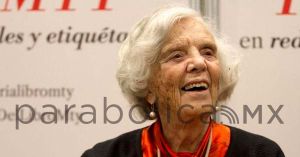 Recibirá Elena Poniatowska la Medalla Belisario Domínguez
