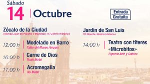 Presenta ayuntamiento de Puebla actividades culturales de fin de semana
