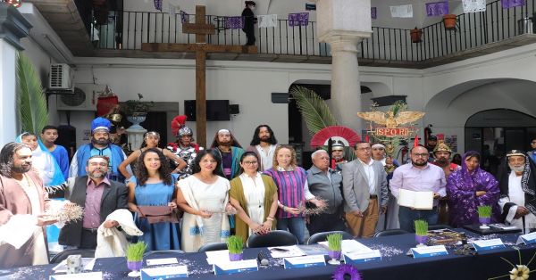 Se alistan en las Juntas Auxiliares de Puebla para la Semana Santa