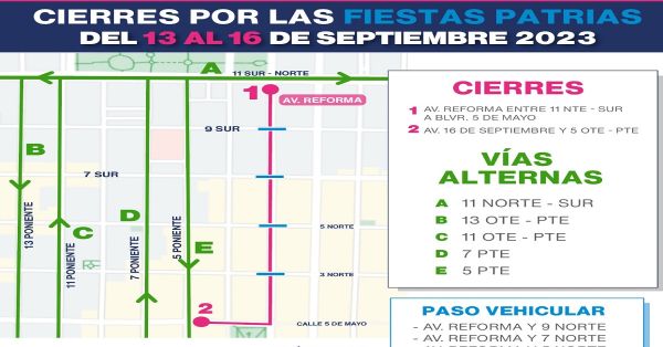 Alistan escenarios para celebrar las Fiestas Patrias; habrá cierres viales en el centro