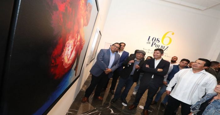 Inauguran la exposición &quot;Los 6 de Puebla&quot;