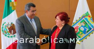 Presenta Sergio Salomón a la nueva secretaria de Salud de Puebla