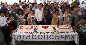 Se casan 30 parejas de San Andrés Cholula