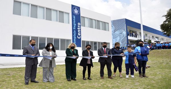 Inauguran obras de la BUAP en el Complejo Regional Centro de Acajete