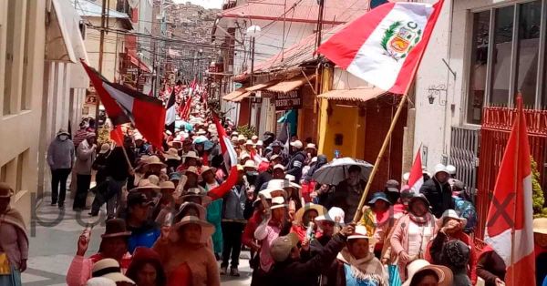 Toma de Lima: se manifiestan miles de peruanos en contra de Dina Boluarte