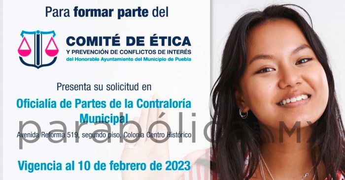 Invita Ayuntamiento de Puebla a formar parte del comité de ética y prevención de conflictos de interés