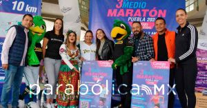 Presenta ayuntamiento la tercera edición de la Media Maratón de Puebla 2024