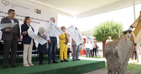 Arrancan Sergio Salomón y Gaby Bonilla rehabilitación en Casa de Ángeles