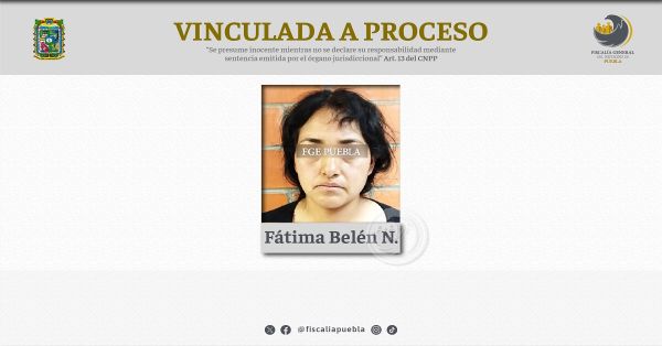 Detienen a Fátima Belén N. por ayudar a un hombre a escapar de la cárcel