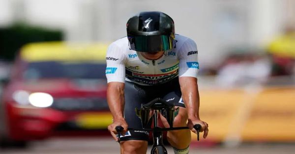 Gana Evenepoel la primera contrarreloj del Tour de Francia 2024