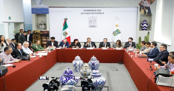 Trabaja gobierno del estado con coordinación para garantizar la seguridad en Puebla