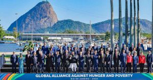 Participa Sheinbaum Pardo en fotografía oficial con líderes del G20