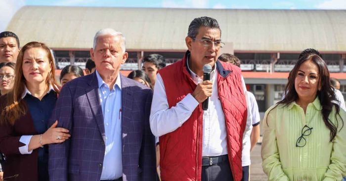 Inicia construcción de cancha en Centro Escolar “Manuel Ávila Camacho”