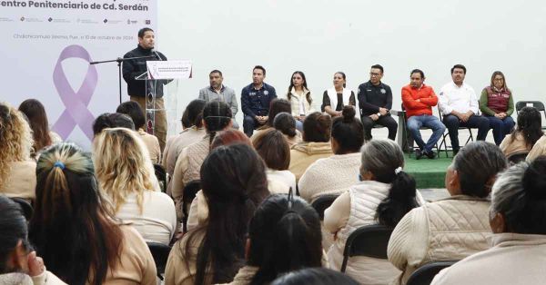 Llevan Jornada de Atención a Mujeres a prisión de Ciudad Serdán