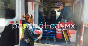 Auxilian policías municipales de Puebla nacimiento en Barranca Honda