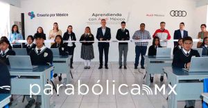 Impulsa Audi de México la educación de más de 700 estudiantes de San José Chiapa