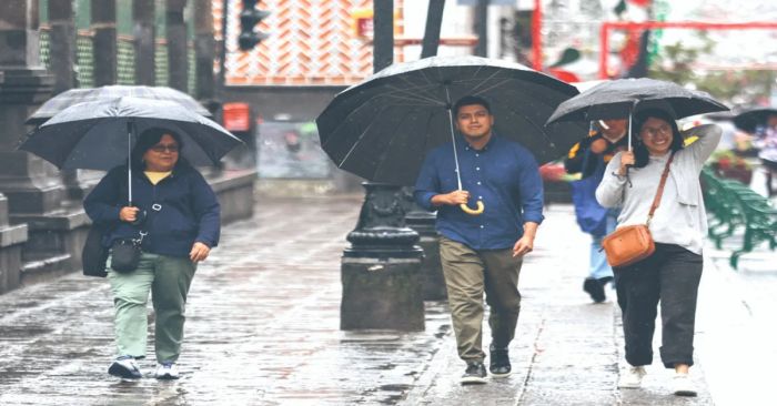 Prevé Conagua lluvias intensas en Puebla este martes