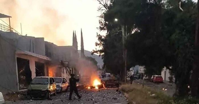 Explotan dos coches bomba en Acámbaro y Jerécuaro, Guanajuato