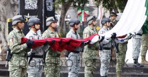 Encabeza Javier Aquino colocación de Bando Solemne de Fiestas Patrias