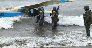 Intercepta Fuerza Aérea avioneta con 500 kilos de cocaína en Oaxaca