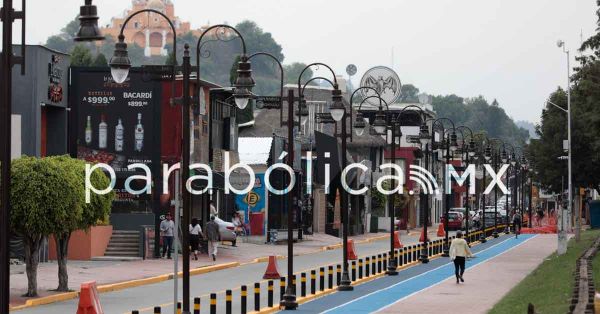 Pausa San Andr&eacute;s Cholula cambio de sentido de la 14 oriente &nbsp;