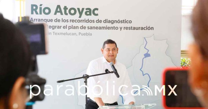 Participa Armenta en el arranque del saneamiento de la Cuenca del Río Atoyac