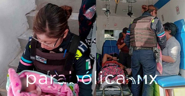 Apoyan municipales el nacimiento de un beb&eacute; en Lomas de San Valent&iacute;n