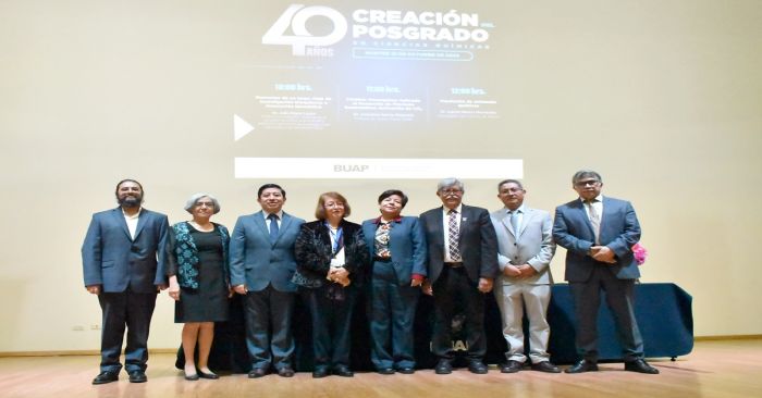 Celebran el 40 aniversario del posgrado en Ciencias Qu&iacute;micas