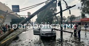 Coordina Sergio Salomón atención a afectaciones por lluvias en la capital poblana