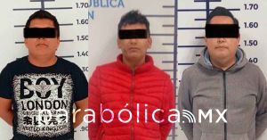 Detienen a cinco probables responsables de robo de vehículos en San Andrés Cholula