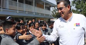 Inaugura Sergio Salomón rehabilitación de primaria “José Vasconcelos”