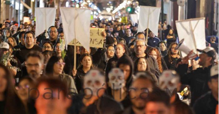 Protestan trabajadores del Poder Judicial en el CH
