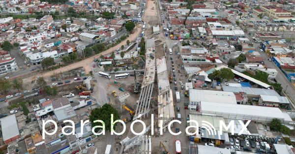 Avanzan obras del Distribuidor Vial Ej&eacute;rcito de Oriente