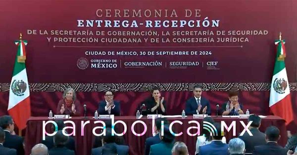 Inicia la entrega-recepción del Gobierno federal