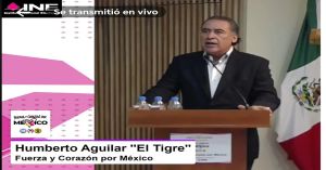 Presume “Tigre” Aguilar su trayectoria durante el Debate por el Distrito 10