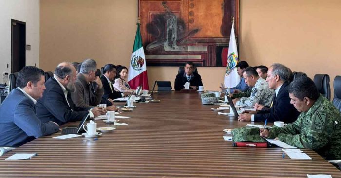 Encabeza Sergio Salomón Mesa Estatal de Seguridad