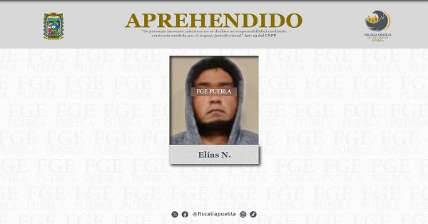 Detienen a Elías N. por delitos contra la salud