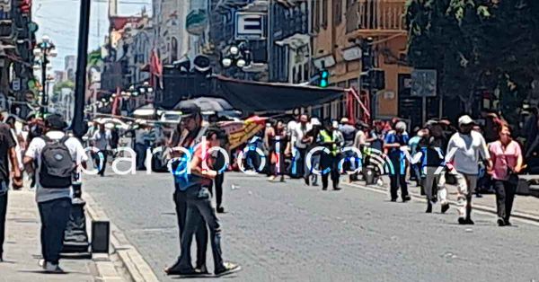 Provoca la 28 de Octubre caos en el centro de Puebla