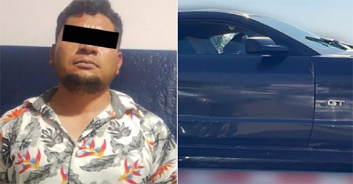 Detienen a asaltante de taxis en Puebla