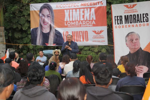 Presentan Fernando Morales y Ximena Lombardia sus propuestas a cafetaleros de Xicotepec