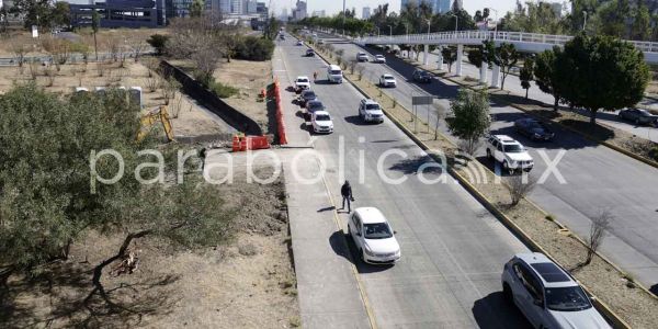 Arrancan los cierres viales por obras del distribuidor Vial Atlixcáyotl-Periférico