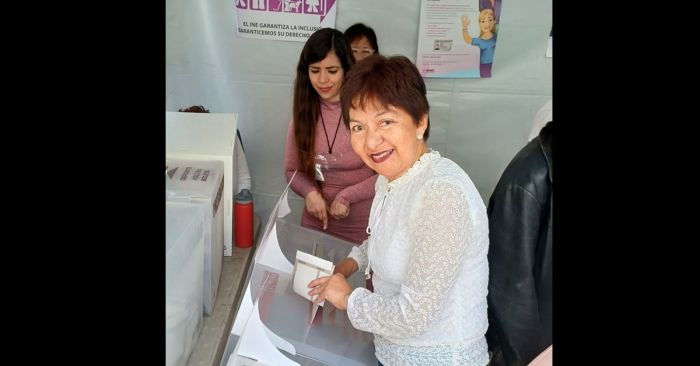 Invita Lilia Cedillo a la sociedad a acudir a las urnas para decidir el rumbo del país
