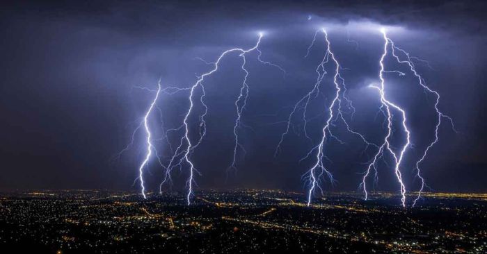 Prevén lluvias muy fuertes y descargas eléctricas en el país