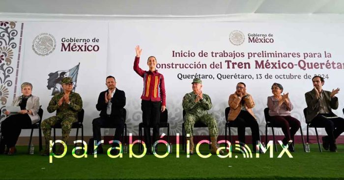 Inicia Sheinbaum trabajos preliminares para la construcción del Tren México-Querétaro