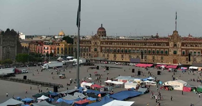 Acuerda CNTE reubicación del plantón en Zócalo de CDMX