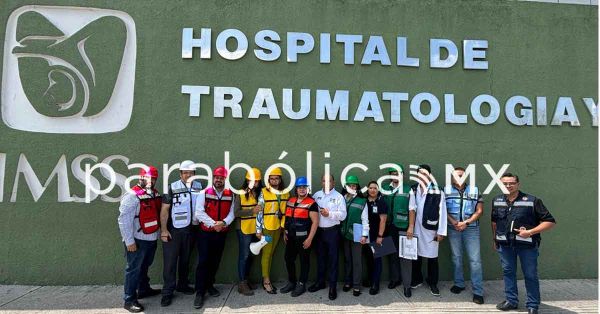 Se suma IMSS Puebla a las acciones de protecci&oacute;n civil en la ciudad